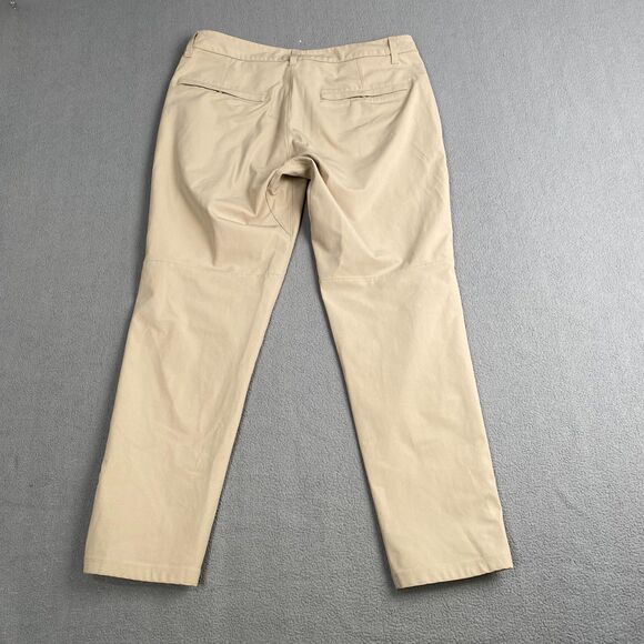 Lululemon Pants Mens 32 Beige Chinos ABC Commuter Gusseted Crotch Active Yoga - Picture 2 of 11